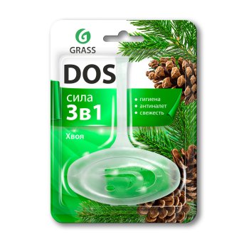 Блок сменный для унитаза GRASS 360г для устранения запаха Хвоя 1 шт.