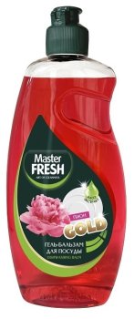 Гель-бальзам для мытья посуды Master Fresh пион 500мл