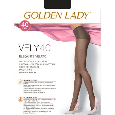 Колготки Golden Lady Vely 40den р.4 цвет Nero