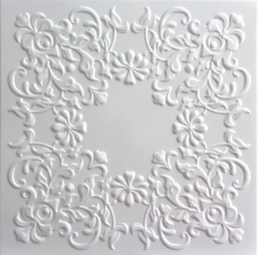 Потолок клеевой  SOLID  С2069 Белый 500х500х3мм