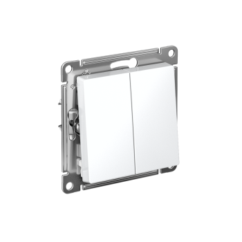 Выключатель встраиваемый Schneider Electric AtlasDesign 2 кл. лотос, без подсветки,