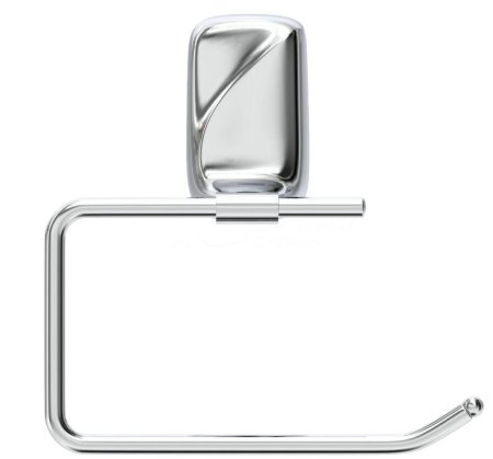 Держатель для туалетной бумаги настенный хром FLOWER без крышки