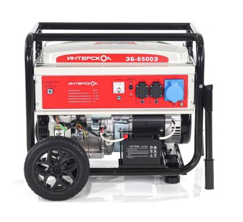 Генератор бензиновый Интерскол ЭБ-6500Э 5кВт Генератор бензиновый Интерскол ЭБ-6500Э 5кВт