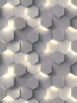 Обои флизелиновые Аспект Гексагон 70669-41