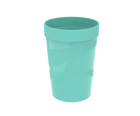 Стакан 1 предмет Альт-Пластик 0,25л 7см цвет мультиколор