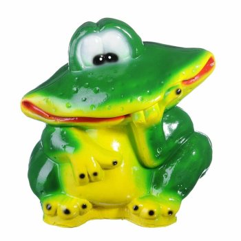 Садовая фигура Лягушка с улыбкой 28 см