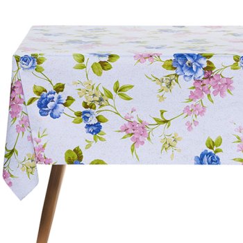 Клеенка ПВХ Glance Цветы-657 мультиколор/белый фон 1,4х20м