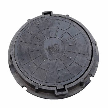 Люк канализационный тип Л 765/625/70/30 мм черный