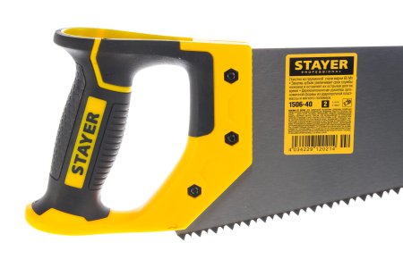 Ножовка столярная по дереву STAYER Cobra 5 400мм 5TPI пластиковая рукоятка