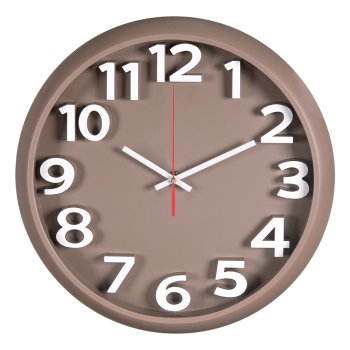 Часы настенные  Классика Ø32см цвет капучино