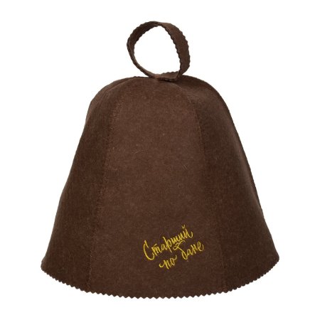 Шапка для бани Банные штучки "Старший по бане" шерсть