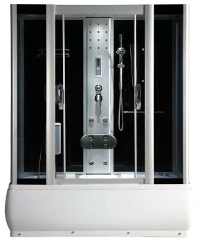 Кабина душевая ODA 8312 высокий поддон 170х85х215см универсальная матовое стекло