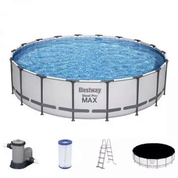 Бассейн каркасный Bestway Steel Pro Max 549х549х122см 23062л