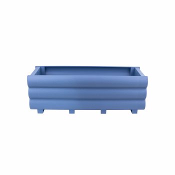 Кашпо  пластик 17л голубой