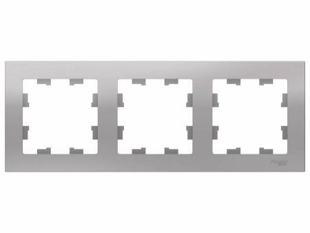 Рамка Schneider Electric AtlasDesign 3 поста, цвет алюминий, арт. ATN000303