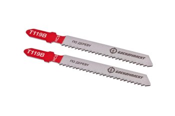 Пилка для лобзика Вихрь - 76 мм по дереву 2 шт.