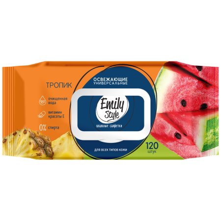 Салфетки влажные Emily Style Эконом универсальные 120 шт