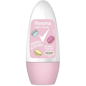 Антиперспирант Rexona Нежно и сочно ролик,  50 мл для женщин Антиперспирант Rexona Нежно и сочно ролик,  50 мл для женщин