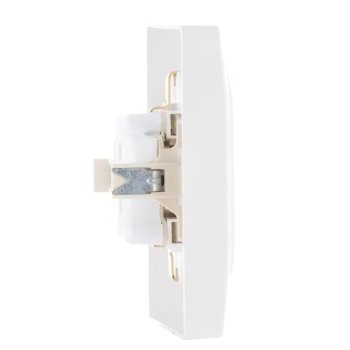 Розетка силовая двойная встраиваемая Schneider Electric Blanca с заземлением, цвет белый, арт. BLNRS001121