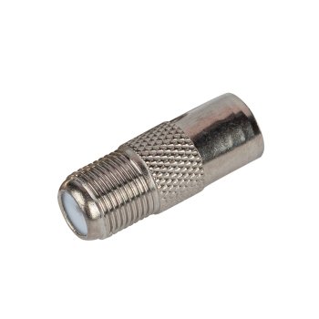 Переходник антенный PROconnect прямой гнездо F - штекер TV 50/75 Ом