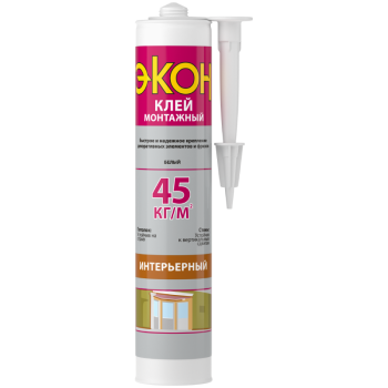 Клей для декоративных элементов Экон интерьерный белый 400 гр