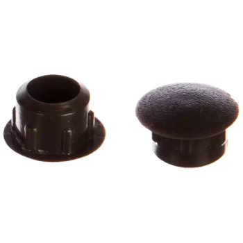 Заглушка декоративная 8мм темно-коричневая 35 шт.