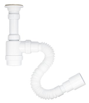 Сифон MasterProf для умывальника 1 1/4" 40/50 мм 800 мм без перелива