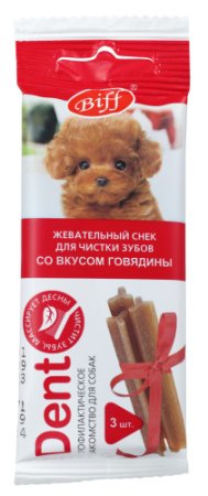 Лакомство  для собак мини пород TITBIT Жевательный снек Dent говядина 20г