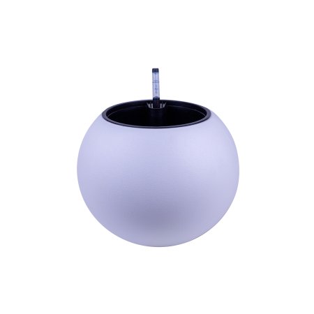 Кашпо с автополивом 3,5л Ø25см белый