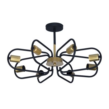 Люстра Элетех Солей E27х8шт цвет черный