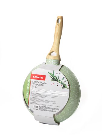 Сковорода Attribute GREEN HARMONY Ø24см h6,5см
