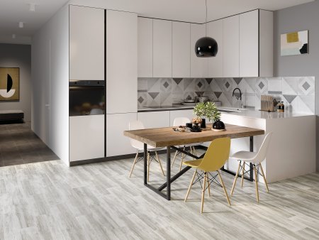 Керамогранит Antiquewood, серый 59,8х18,5х0,85 см