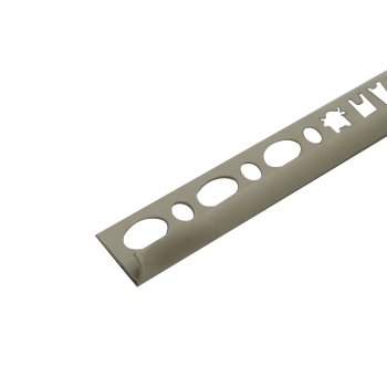 Профиль для плитки наружный 8 мм Бежевый 2,5 п.м