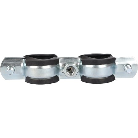 Хомут с дюбелем и шурупом STOUT d1/2" 1 шт цвет хром