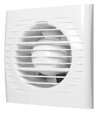 Вентилятор AURAMAX OPTIMA 4 Ø100мм белый 150х150х55мм