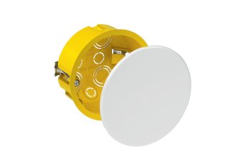 Коробка распределительная встраиваемая для гипсокартона Schneider Electric d80х45мм IP20 желтая, арт. IMT35160
