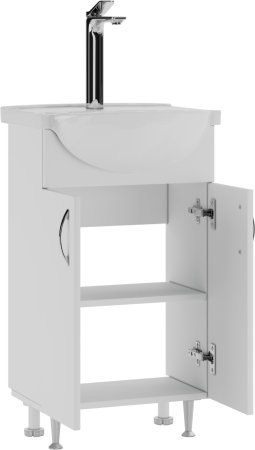 Тумба напольная Элегия 82х48,6х30,1см цвет белый