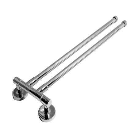 Полотенцедержатель 2 держателя поворотных на саморезах хром