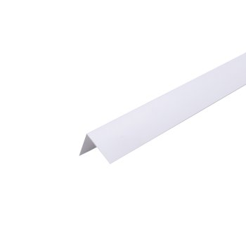 Уголок пластиковый 25х25 мм 2,7 м Белый