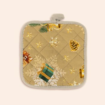 Прихватка Сказочное рождество 18 см 1шт мультиколор