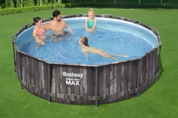 Бассейн каркасный Bestway Steel Pro Max 457х457х122см 16015л