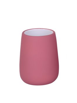 Стакан для зубных щеток Soft Мокачино керамика цвет розовый Стакан для зубных щеток Soft Мокачино керамика цвет розовый