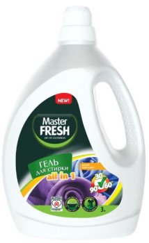 Гель для стирки белья Master Fresh Всё в одном 3л универсальный