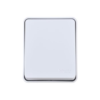 Выключатель накладной Schneider Electric AtlasDesign Profi54 1 кл. белый, без подсветки, арт. ATN540111