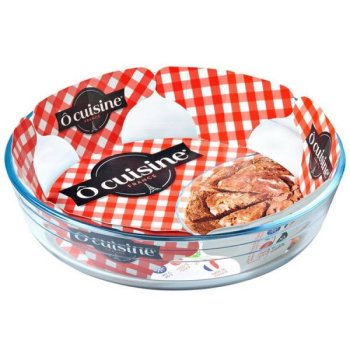 Блюдо для запекания Cuisine 26х4,5см Боросиликатное стекло