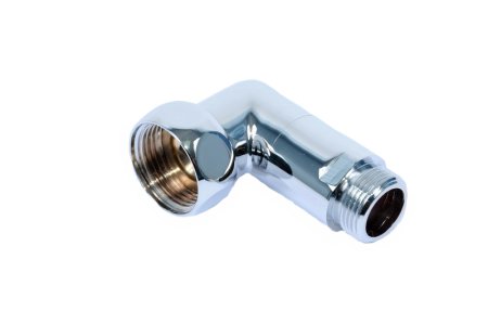Соединитель ТЭРА 1"х1" гш угловой 2 шт хром