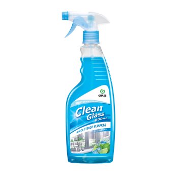 Средство для мытья стекол GRASS Clean Glass Голубая лагуна 600мл спрей