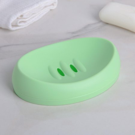 Мыльница Камея пластик цвет мультиколор настольная