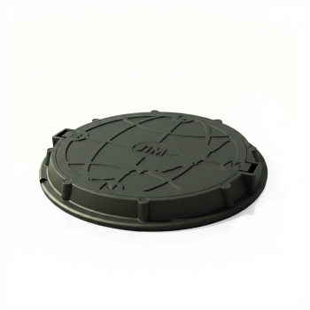 Люк канализационный тип ЛМ 725/565/45/25 мм зеленый