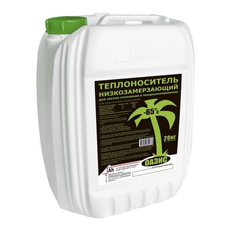Теплоноситель пропиленгликоль 20 кг ОАЗИС -65°